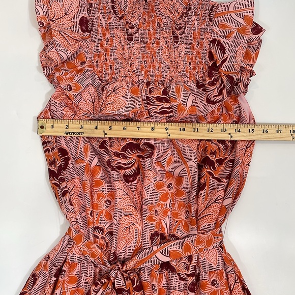 Likely Levine Midi Dress Size 4 High Neck Tie Waist EUC - Picture 9 of 14